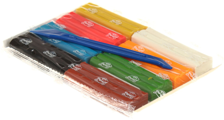 Пластилин восковой «Енот в лесу», 8 цветов, 120 г, со стекой Пластилин восковой «Енот в лесу», 8 цветов, 120 г, со стекой