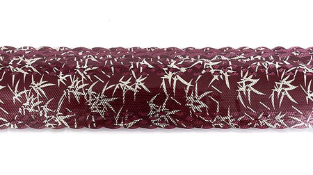 Бант подарочный, ширина ленты 32 мм, длина 520 мм, бордовый с золотистым рисунком Бант подарочный, ширина ленты 32 мм, длина 520 мм, бордовый с золотистым рисунком
