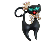 Брошь «Кошка грация в короне» Брошь «Кошка грация в короне»