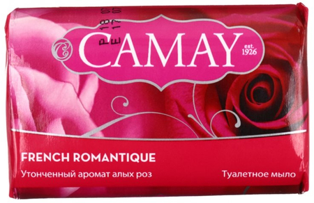 Мыло туалетное Camay , 85 г, French Romantique, с ароматом алых роз