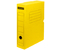 Короб архивный из гофрокартона OfficeSpace, корешок 75 мм, 320*250*75 мм, желтый