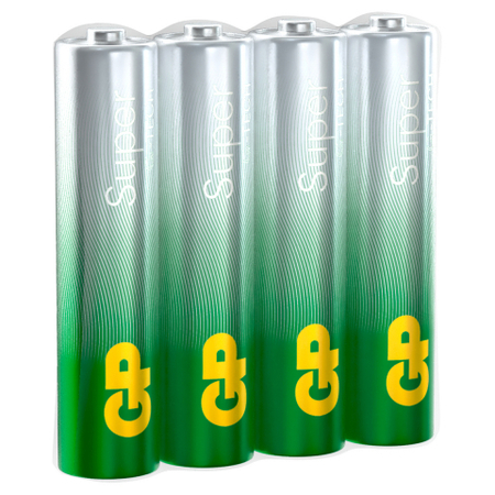Батарейки щелочные GP Super G-Tech, AAA, LR03, 1.5V, 4 шт. Батарейки щелочные GP Super G-Tech, AAA, LR03, 1.5V, 4 шт.