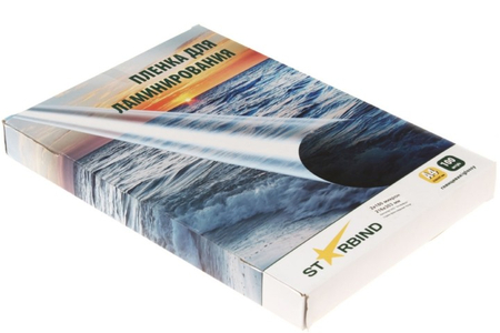 Пленка для ламинирования Starbind, А4 (216*303 мм), 150 мкм, глянец, 100 шт. Пленка для ламинирования Starbind, А4 (216*303 мм), 150 мкм, глянец, 100 шт.