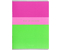 Тетрадь общая А4, 48 л. на скобе «Неоновый дуэт», 200*275 мм, клетка, «Зеленый и розовый»
