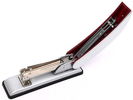 Степлер Laco BC 518, скобы №24/6, 25 л., 155 мм, серебристый с красным