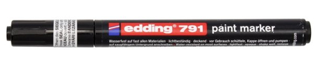 Маркер лаковый Edding 791, черный Маркер лаковый Edding 791, черный