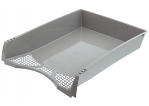 Лоток горизонтальный «Юниопт», 330×250×65 мм, серый