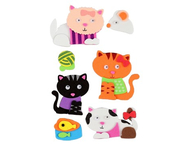 Наклейки декоративные (EVA материал)