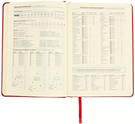 Ежедневник недатированный Attache Classic, 145*205 мм, 136 л., красный