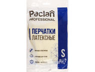 Перчатки резиновые с хлопковым напылением Paclan Professional Перчатки резиновые с хлопковым напылением Paclan Professional