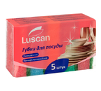 Губки для посуды Luscan, 80×50×26 мм, 5 шт. Губки для посуды Luscan, 80×50×26 мм, 5 шт.