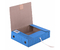 Папка архивная из микрогофрокартона на завязках Staff Standard, корешок 75 мм, 250*325*75 мм, синяя