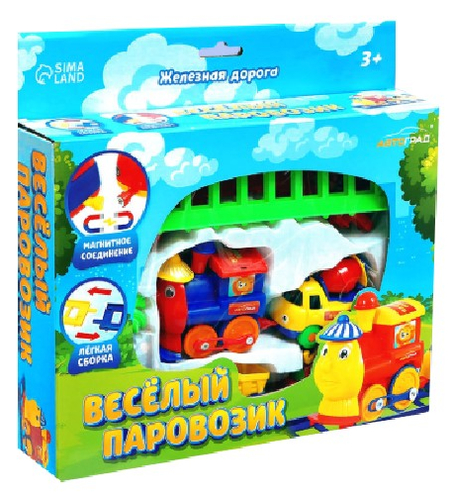 Игра настольная «Железная дорога», «Веселый паровозик», 3+