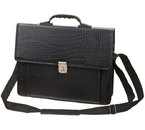 Портфель деловой Palermo, 380×290×90 мм, черный Портфель деловой Palermo, 380×290×90 мм, черный