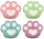 Ластик Meshu Cute Paw, 38×33×10 мм, ассорти