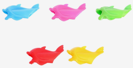 Набор развивающий «Рыбки для письма» (тренажёр для письма, ручка-самоучка), 5 тренажеров, 10 заданий, 3+