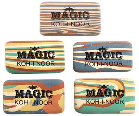 Ластик Magic, 44*23 мм, цветной Ластик Magic, 44*23 мм, цветной