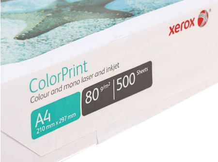 Бумага офисная Xerox ColorPrint, А4 (210*297 мм), 80 г/м2, 500 л.