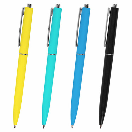 Ручка шариковая автоматическая Brauberg X17 Color, корпус ассорти, стержень синий Ручка шариковая автоматическая Brauberg X17 Color, корпус ассорти, стержень синий
