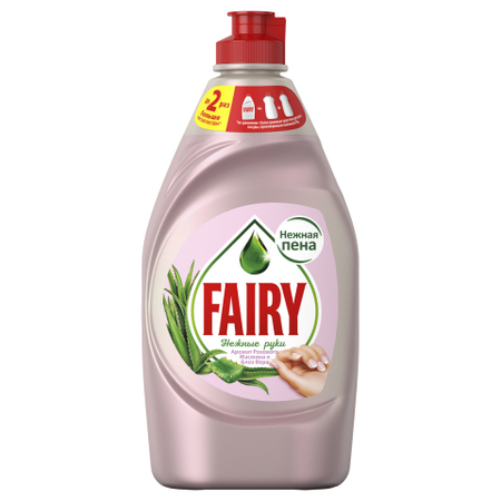 Средство для мытья посуды Fairy, 450 мл, «Розовый жасмин и Алоэ Вера»