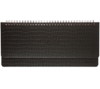 Планинг датированный на гребне на 2026 год Brauberg Comodo, 305×140 мм, 60 л., рифленый, черный