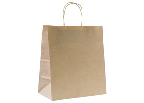 Пакет бумажный «Крафт» Aviora с ручками, 240×280×140 мм