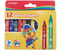 Карандаши восковые Wax Crayons, 12 цветов, 12 шт., диаметр 11 мм, длина 98 мм