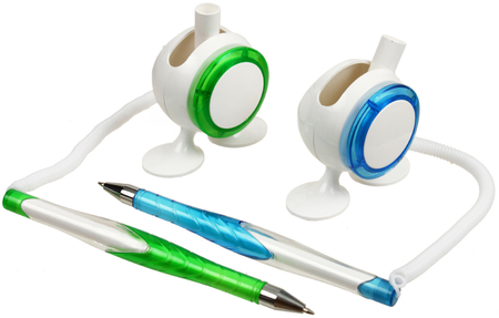 Ручка шариковая на подставке BL-1036, корпус ассорти, стержень синий Ручка шариковая на подставке BL-1036, корпус ассорти, стержень синий