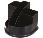 Подставка настольная «Авангард», 130×110×120 мм, черная