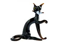 Фигура из стекла «Кот черныш» Фигура из стекла «Кот черныш»