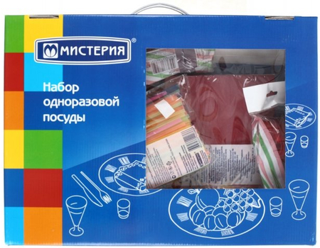 Набор посуды одноразовой «Снупи путешественник», 10 персон, 69 предметов  Набор посуды одноразовой «Снупи путешественник», 10 персон, 69 предметов