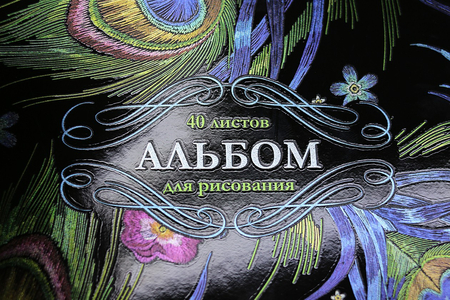 Альбом для рисования А4 «Японская вышивка», 40 л., ассорти