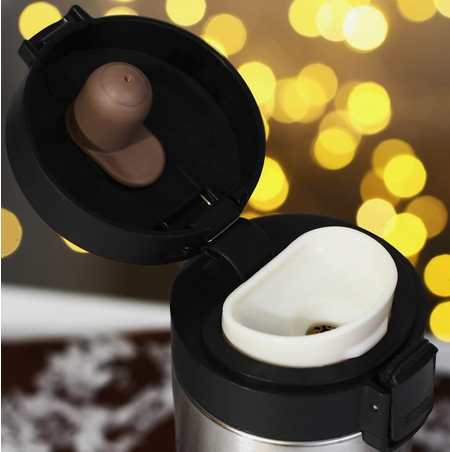 Термостакан с кнопкой «Уют», 350 мл