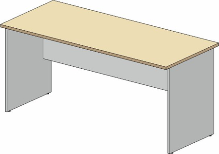 Стол офисный узкий «Смарт» (лайт), 158*67*73,7 см, дуб медовый