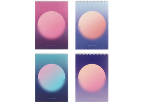 Блокнот на гребне BG А4 «Моно», 200×295 мм, 80 л., Circle, ассорти