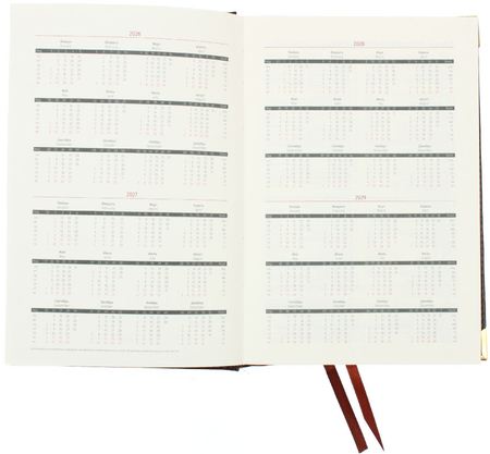 Ежедневник датированный на 2026 год Delucci, 145*215 мм, 184 л., коричневый Ежедневник датированный на 2026 год Delucci, 145*215 мм, 184 л., коричневый