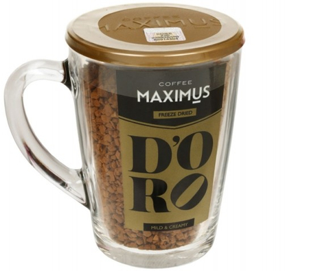 Кофе растворимый Maximus D'oro, 70 г Кофе растворимый Maximus D'oro, 70 г