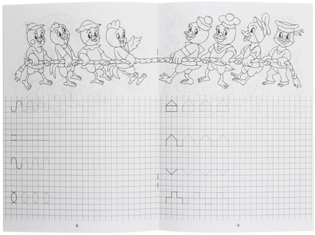 Пропись-раскраска «Прописи по точкам. Проф-Пресс», ~А5 (140*200 мм), 8 л., «Веселые линии» Пропись-раскраска «Прописи по точкам. Проф-Пресс», ~А5 (140*200 мм), 8 л., «Веселые линии»