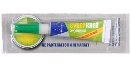 Клей-супер A.D.M, 3 г Клей-супер A.D.M, 3 г