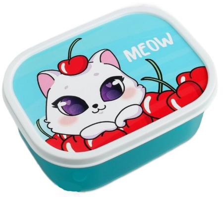 Ланч-бокс прямоугольный Sima Land, 0,5 л, Meow