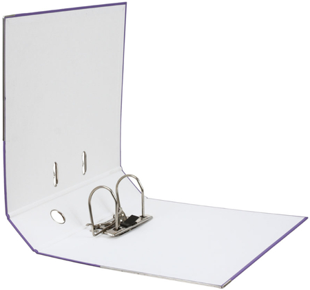 Папка-регистратор «Эко» с односторонним ПВХ-покрытием, корешок 70 мм, фиолетовый