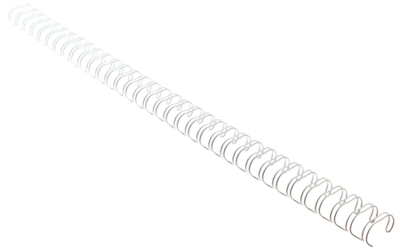 Пружина металлическая D&A , диаметр 9,5 мм (3/8"), на 34 отверстия, 100 шт., белые