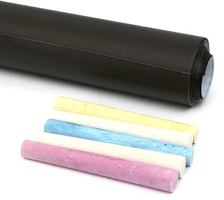 Пленка-доска для письма мелом Stanger, 45*200 см, черная