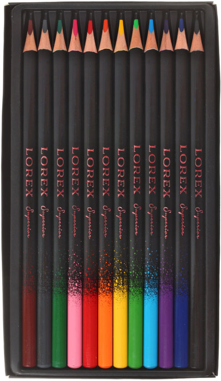 Карандаши цветные Lorex Pro-Draw Superior, 12 цветов, длина 175 мм Карандаши цветные Lorex Pro-Draw Superior, 12 цветов, длина 175 мм