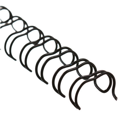 Пружина металлическая D&A , диаметр 6,4 мм (1/4"), на 34 отверстия, черная