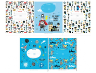 Тетрадь школьная А5, 12 л. на скобе «Узоры. Super Power»