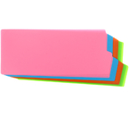 Разделители для папок-регистраторов пластиковые OfficeSpace, 240×100 мм, 12 л., 4 цвета
