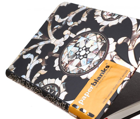 Книжка записная Paperblanks Intricate Inlays, 120*170 мм, 88 л., линия, «Хрустальный цветок»