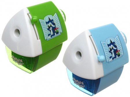 Точилка механическая «Енот на крыше», 1 отверстие, ассорти Точилка механическая «Енот на крыше», 1 отверстие, ассорти