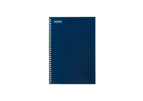 Тетрадь общая А4, 80 л. на гребне Attache, 200×290 мм, клетка, синяя